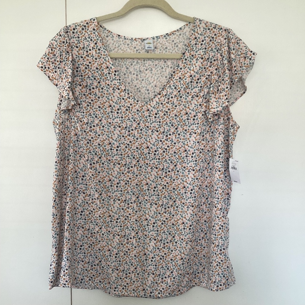 Old Navy, size L, multi colored top